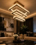 ⁦ثريا كريستال رباعية مودرن⁩ - الصورة ⁦2⁩